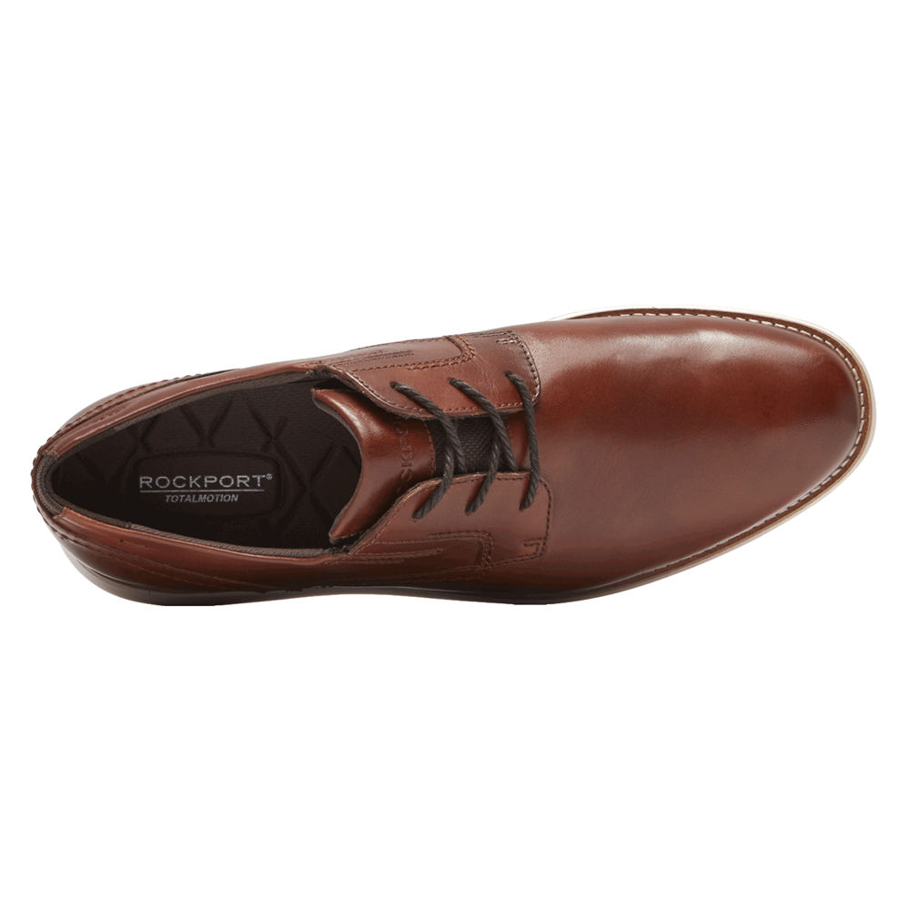 Rockport Singapore Mens Dress Shoes - Total Motion Sport Plain Toe Brown - QI1203658